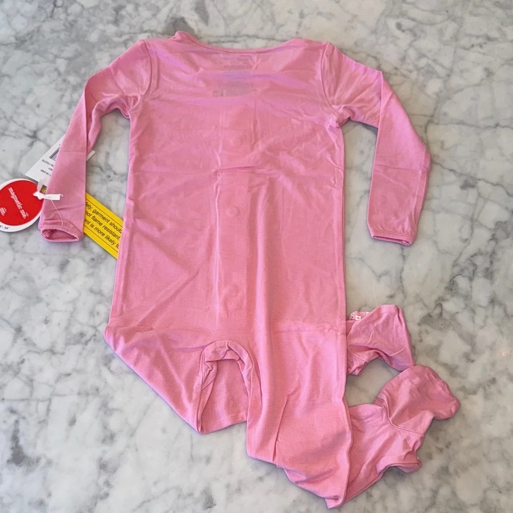 NWT MAGNETIC ME MODAL PINK FOOTIE